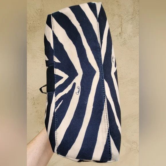 Coach Zebra Print Tote Bag - Style F23283 - Picture 9 of 15
